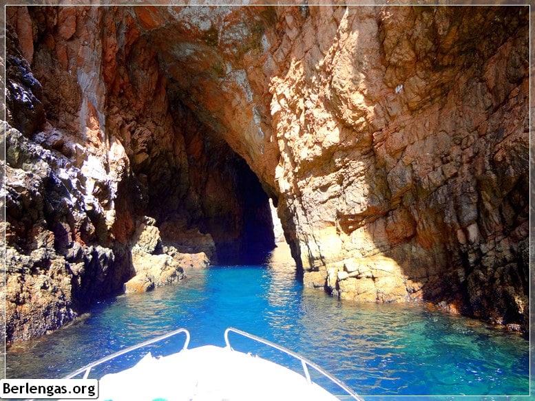 Explorar as grutas das Berlengas de barco