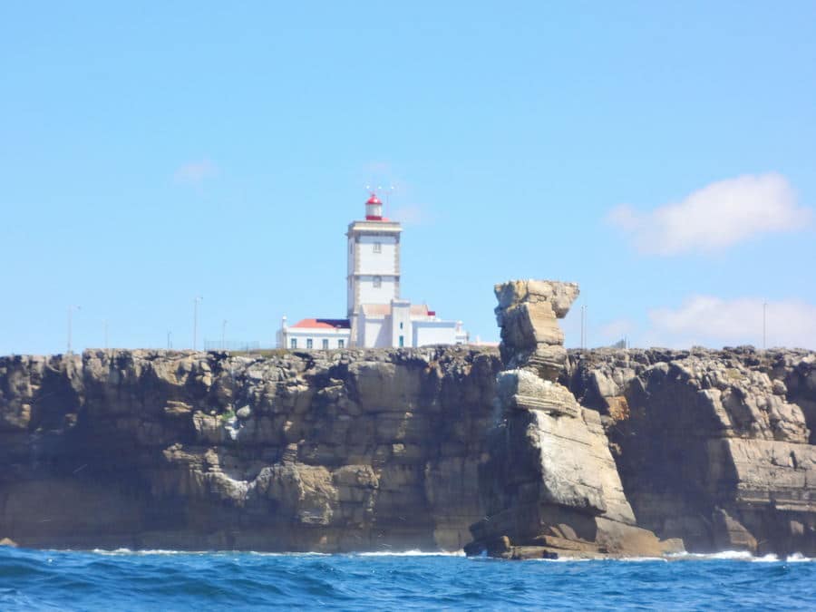 View of Cabo da Roca on the way to Berlenhas.