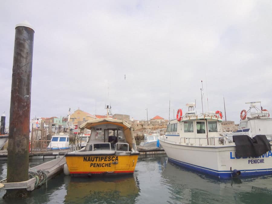 Arrival at the departure pier of Berlengas