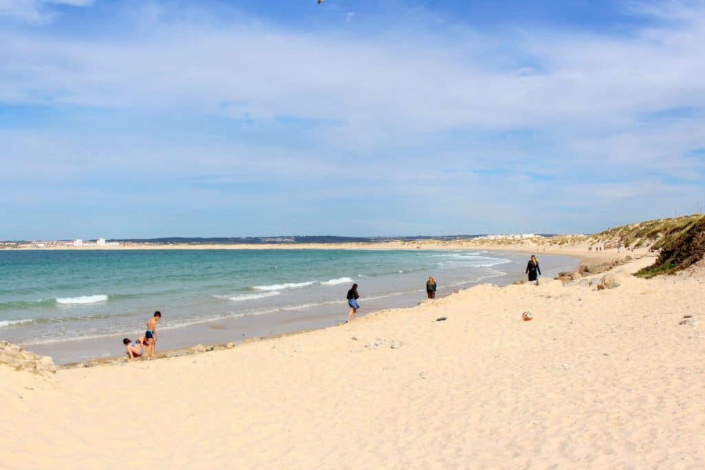 Praias em Peniche Portugal Praia de Peniche de Cima